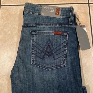 7 For All Mankind "a pocket" Flare Leg Jean
